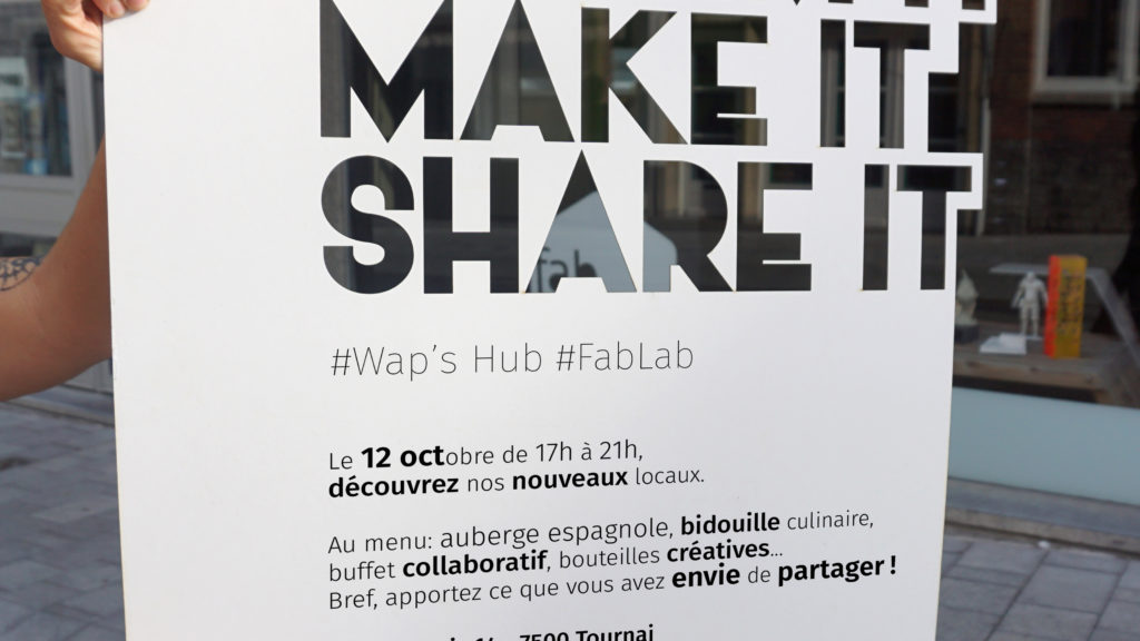 Le FabLab organise l’atelier 1.0 (gratuit)