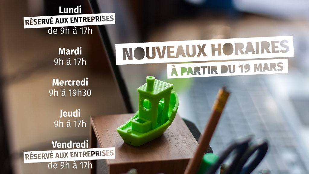 Le FabLab organise l’atelier 1.0 (gratuit)